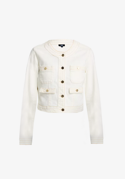 Kiya Jacket-Toasted Ecru