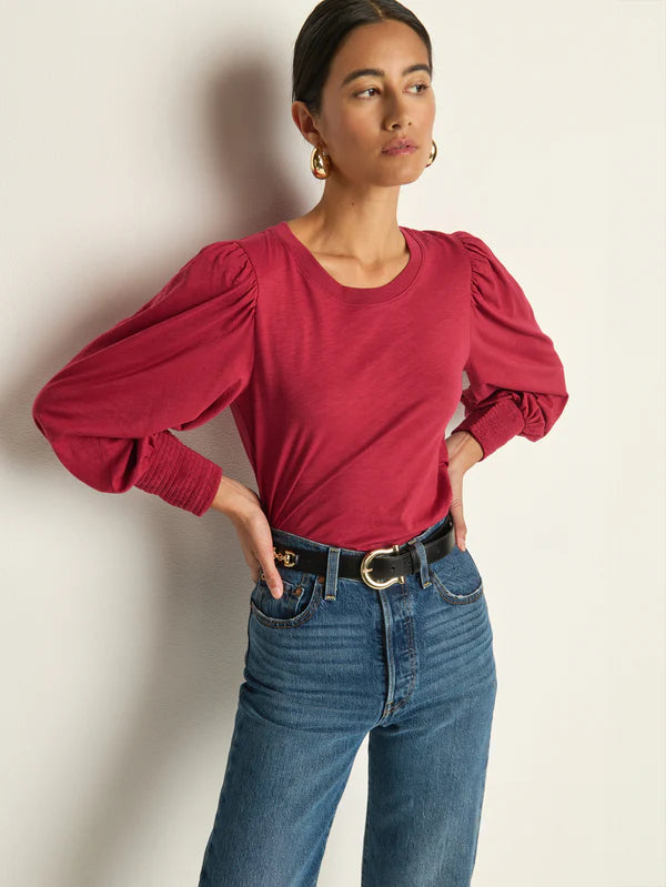 Loren Peasant Tee-Sangria