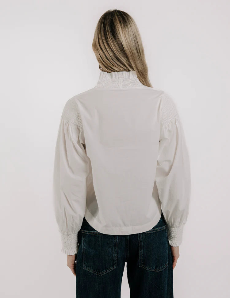 Zinnia Top-Bright White