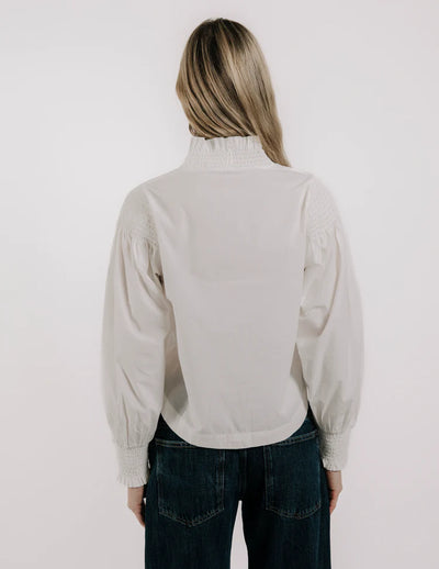 Zinnia Top-Bright White
