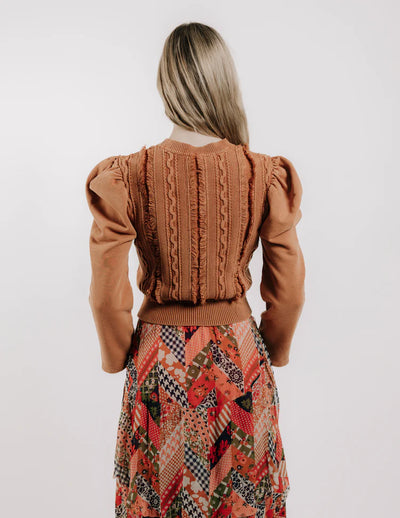 Liv Knit Pullover-Caramel