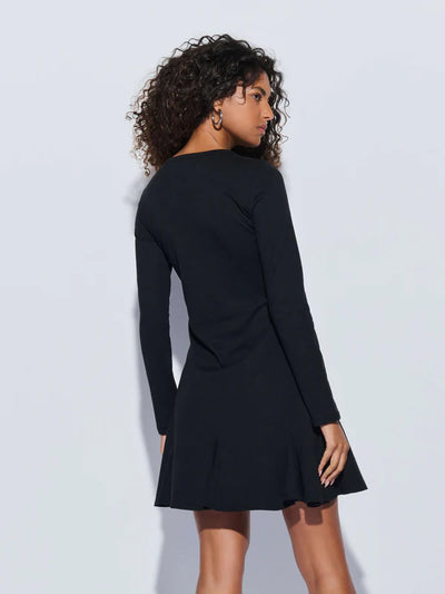 Lyla Dress-Jet Black