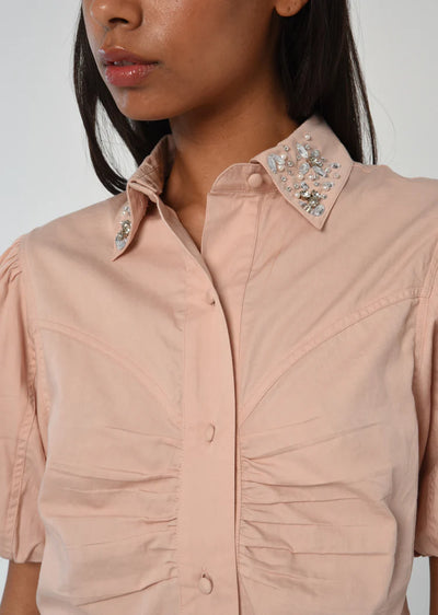 Jamie Top-Peach Whip