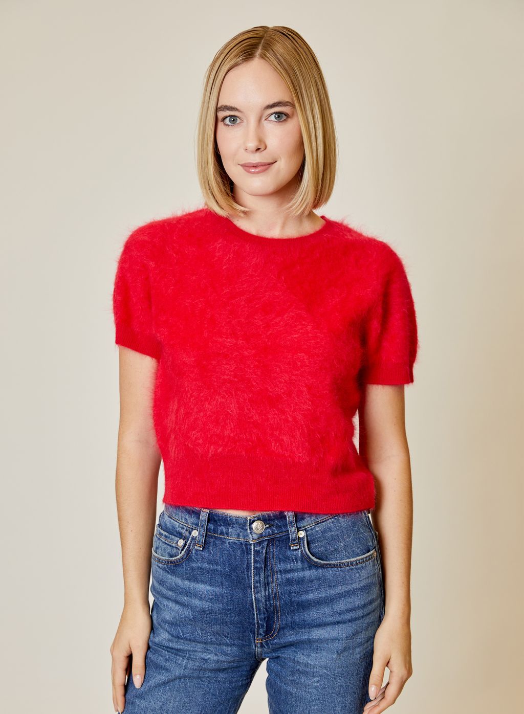 Cashmere Novelty Sweater-Red