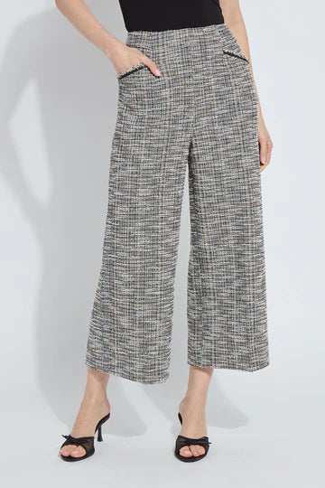 Charlotte Ankle St Tweed Palazzo Pant
