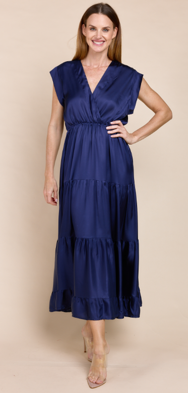 Mishal Dress-Navy