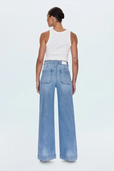 Lana Double Button High Rise Ultra Wide Leg-Terrace
