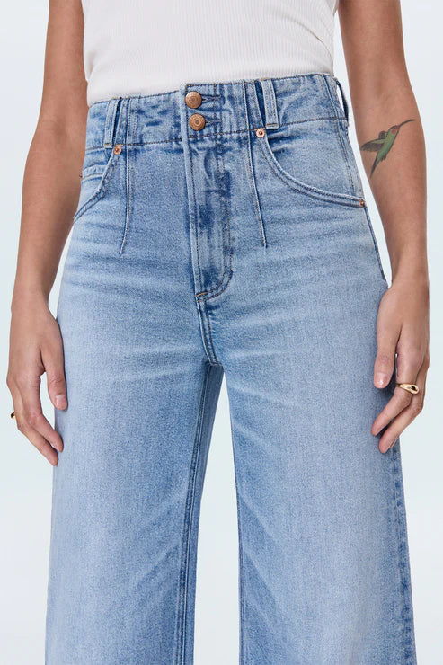 Lana Double Button High Rise Ultra Wide Leg-Terrace