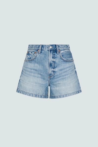 Saige High Rise Short-French Riviera