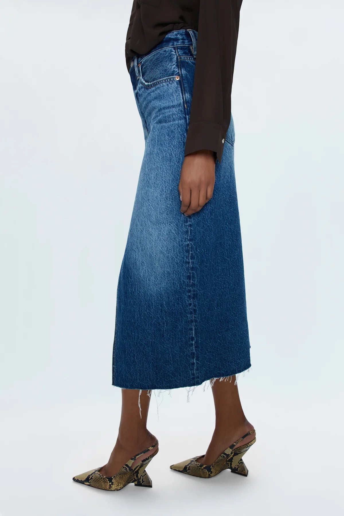 Alice High Rise Midi Skirt-Fairfax