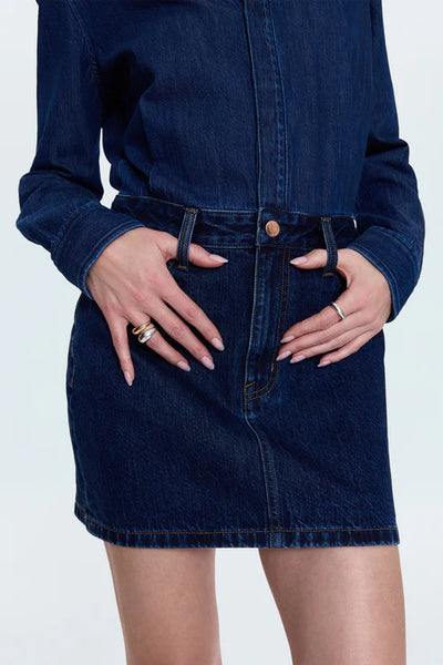 Pixie Mix Media Mini Dress-Gemini