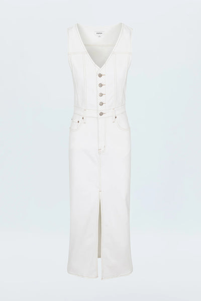 Alex Midi Dress-Le Blanc