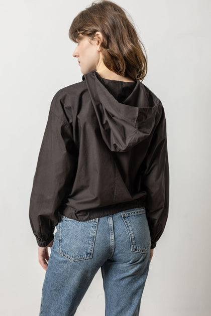 Poplin Hoodie Top