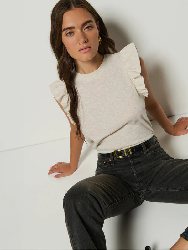 Paulette Tank-Heather Oatmeal