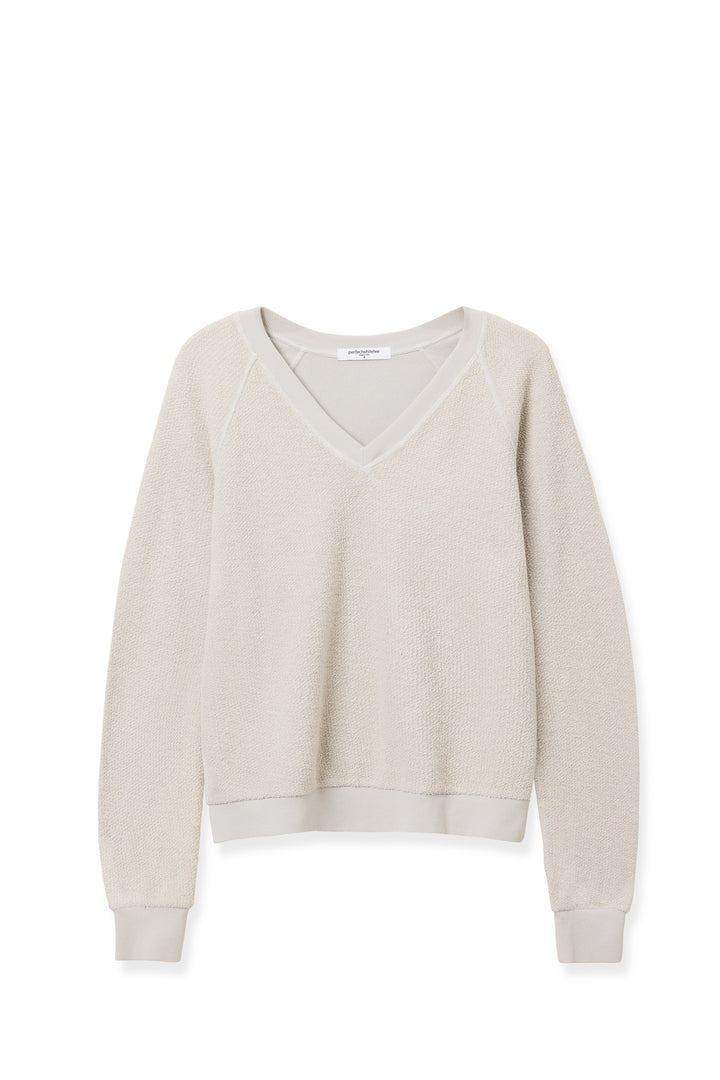 Zuri Sweatshirt-Reverse Fleece-Silver