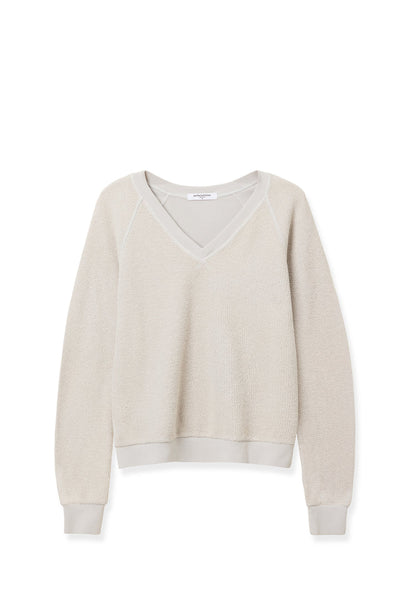 Zuri Sweatshirt-Reverse Fleece-Silver