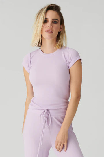 Lacey Basics Tee-Lavender