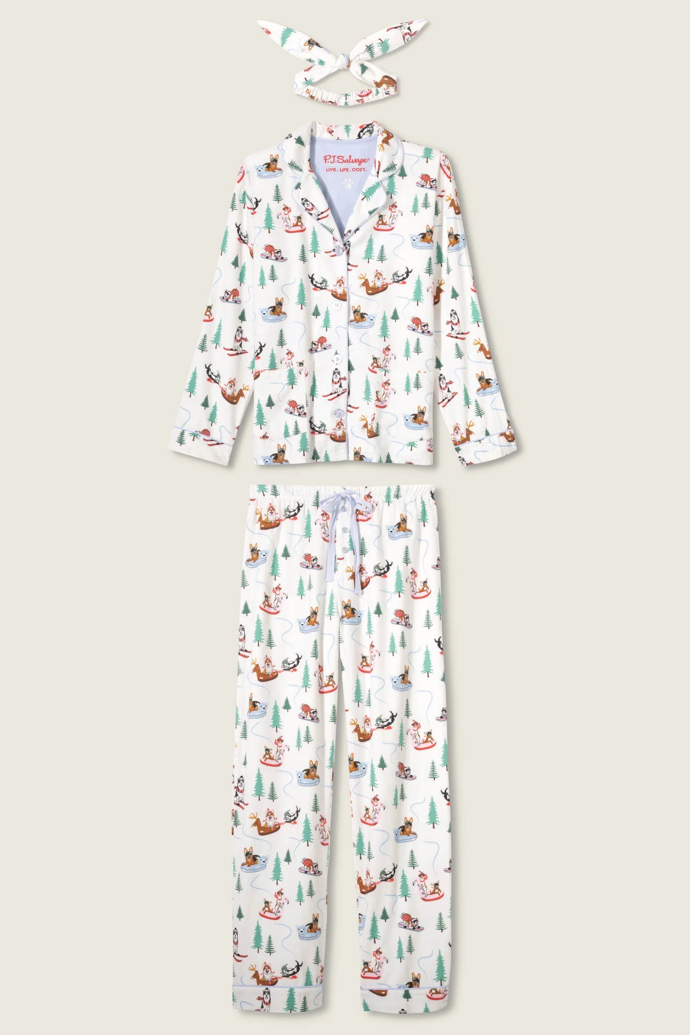 Christmas Pajama Set-Sleigh All Day
