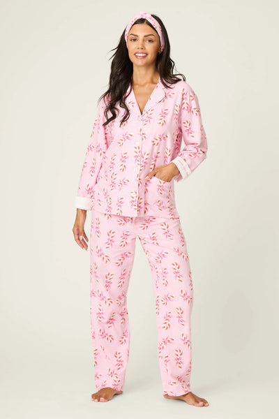 Christmas Pajama Set-Candy Cane Print