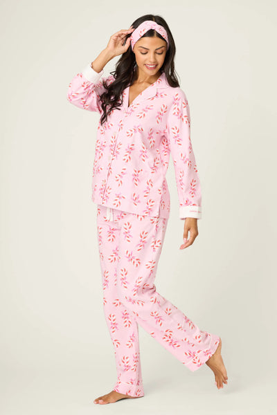 Christmas Pajama Set-Candy Cane Print