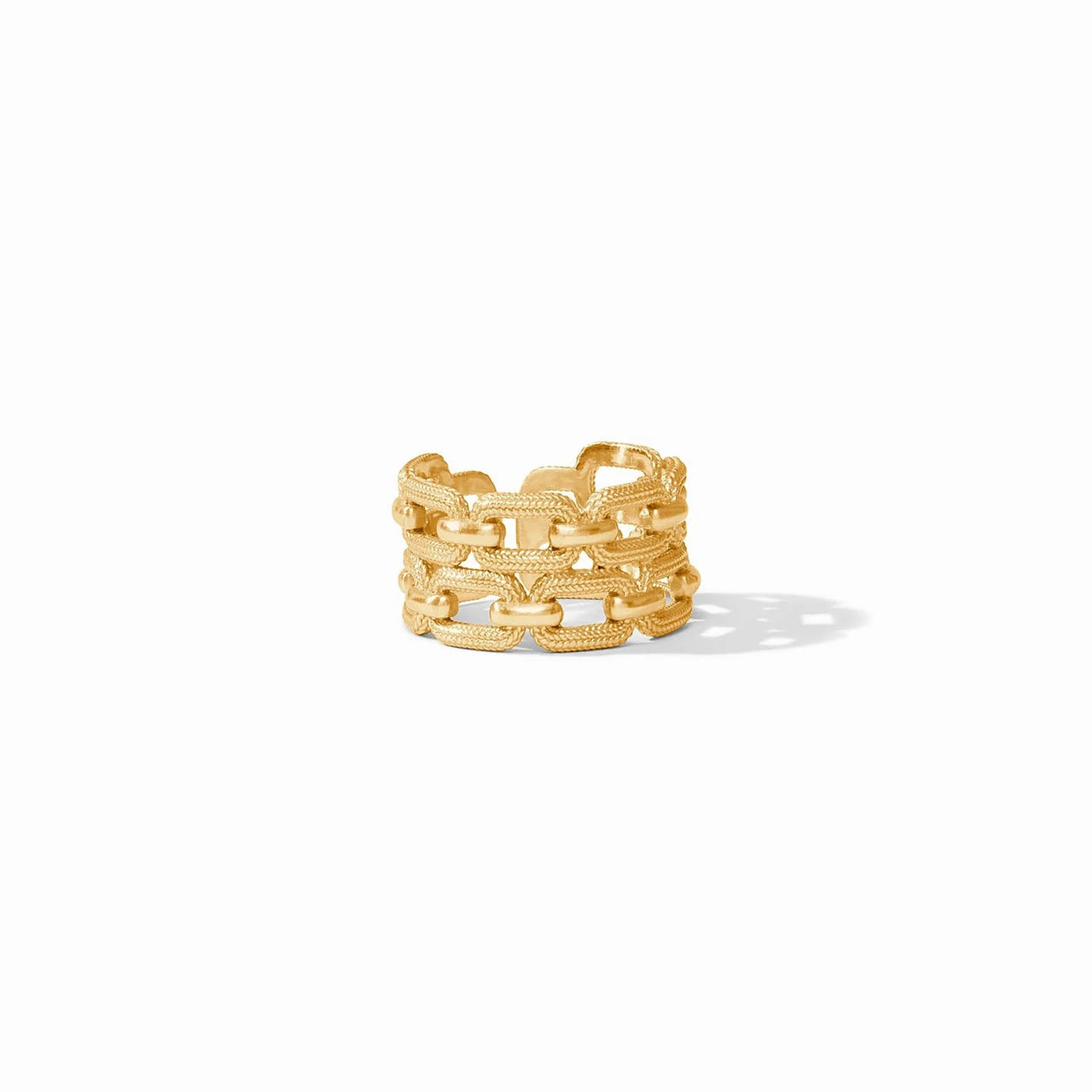 Cheval Paperclip Ring-Gold