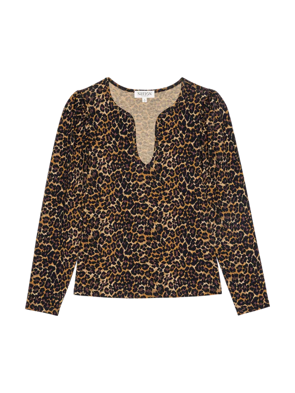 Sabrina Tee-Winter Leopard