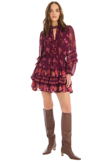 Sammy Dress-Floral Clusters