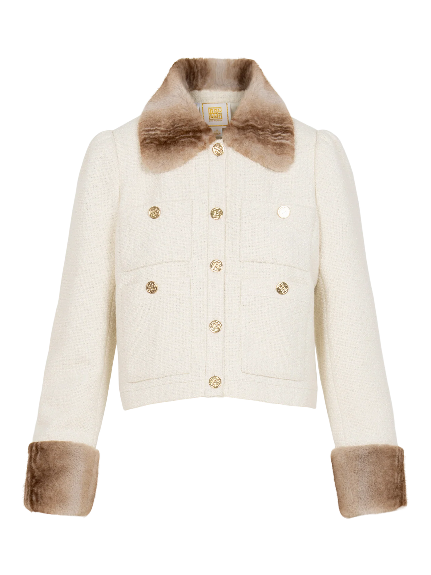 Lady Jacket-Chenille Boucle-Winter White