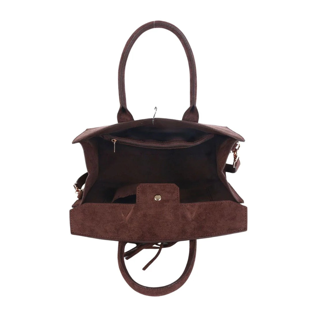 Margo Faux Suede Handbag