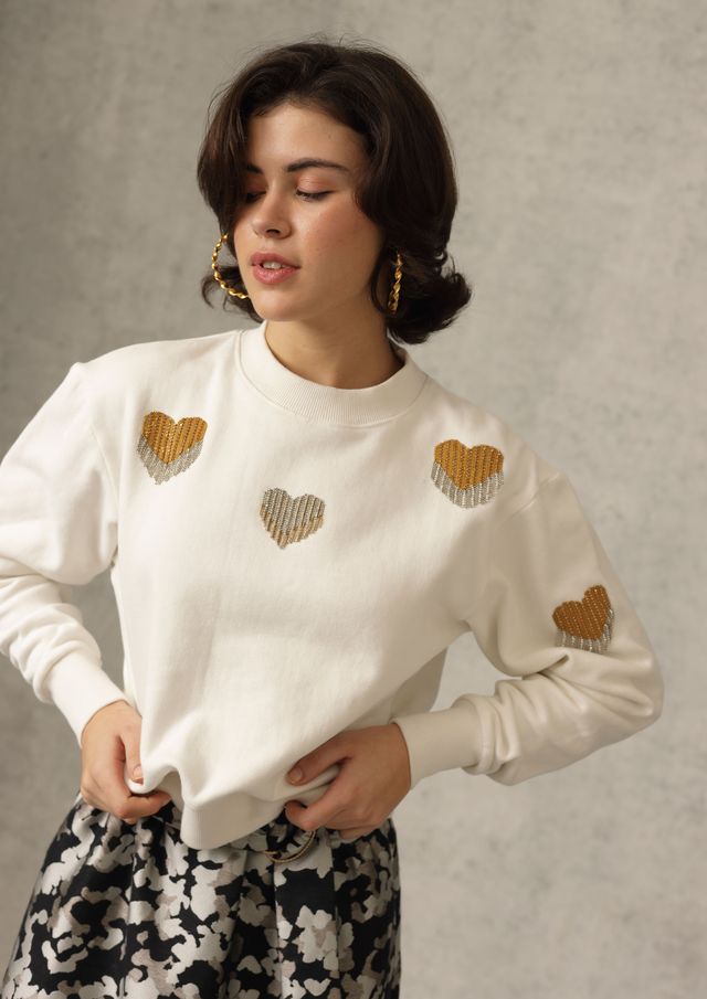 Gigi Sweatshirt-Ivory