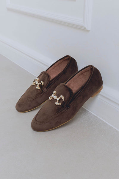 Luxury Velvet Loafer-Mocha
