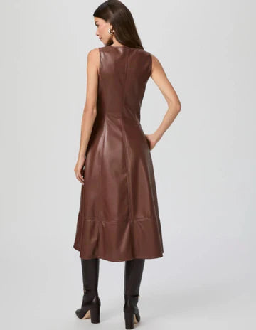 Fiorella Vegan Leather Dress-French Press