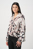 Draped Satin Blouse