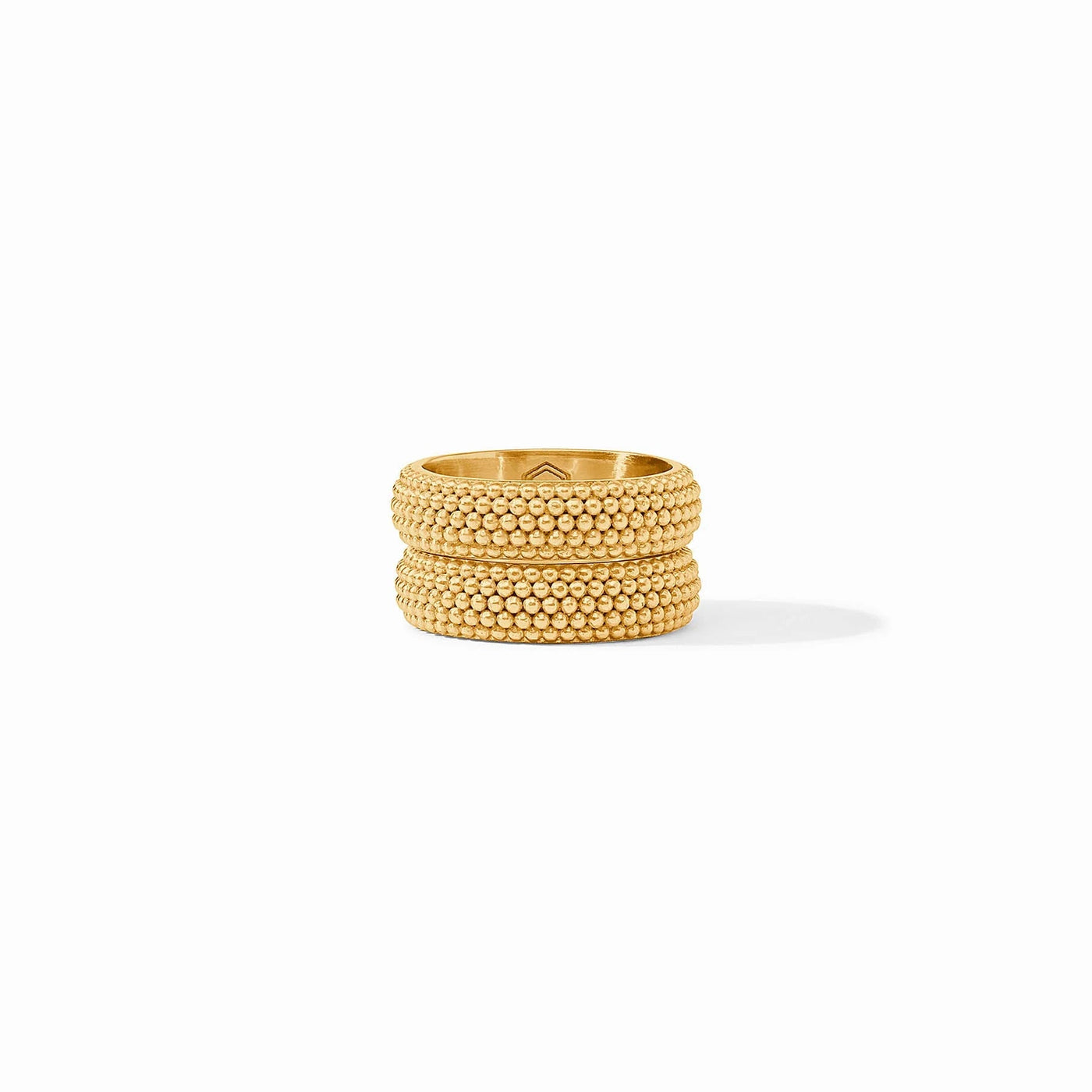 Beaded Eternity Duet Ring-Cabochan Gold-7