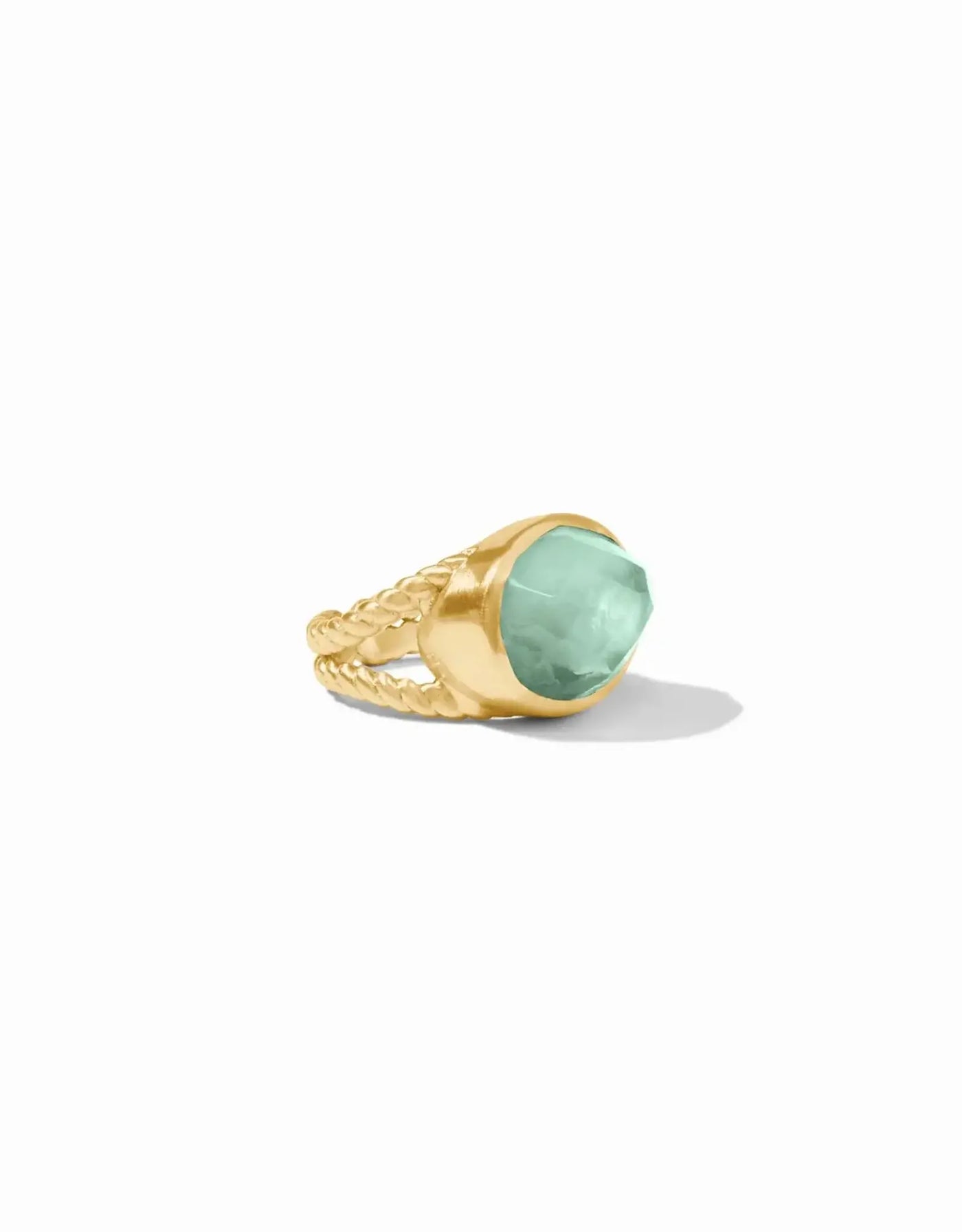 Nassau Statement Ring-Iridescent Aquamarine Blue