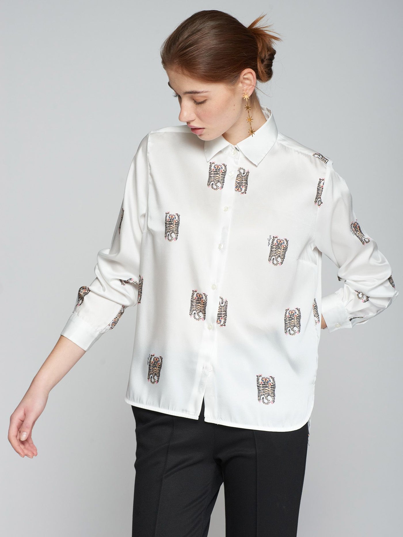 Vilagallo Isabella Tiger Blouse