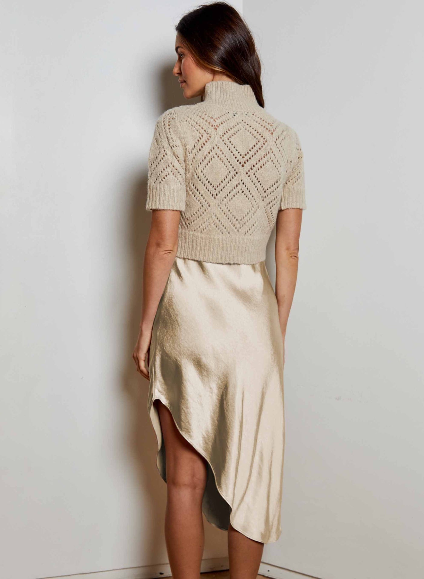 Mini Sweater/Dress Combo-Sand