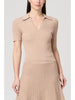 Una Top-Beige Marl