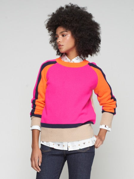 Vilagallo Vibrant Colorblock Sweater