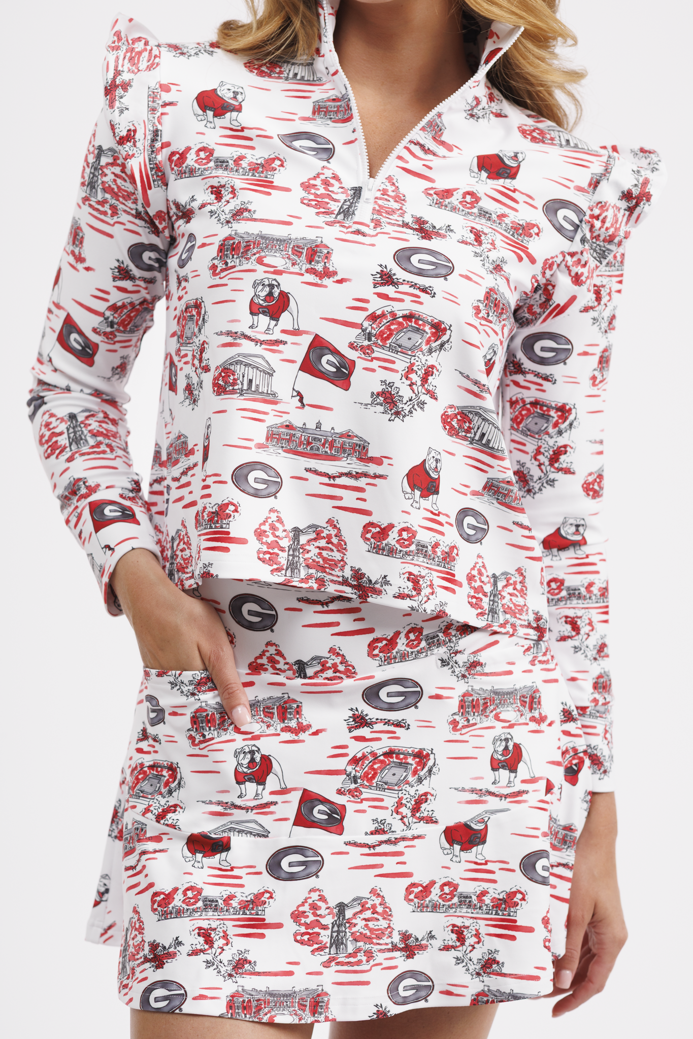 Molly Skort-Georgia Toile
