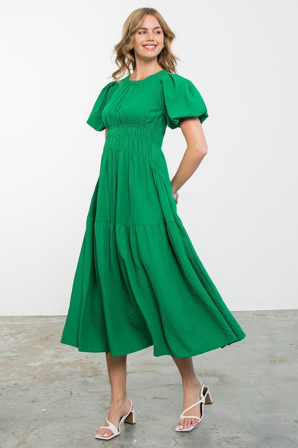 Green Goddess Maxi Dress